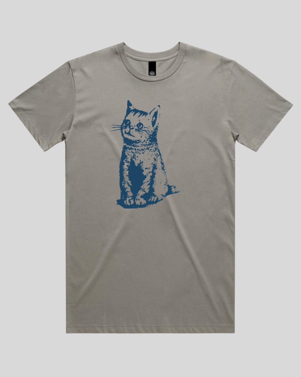 Vintage Sitting Cat Men's T-Shirt