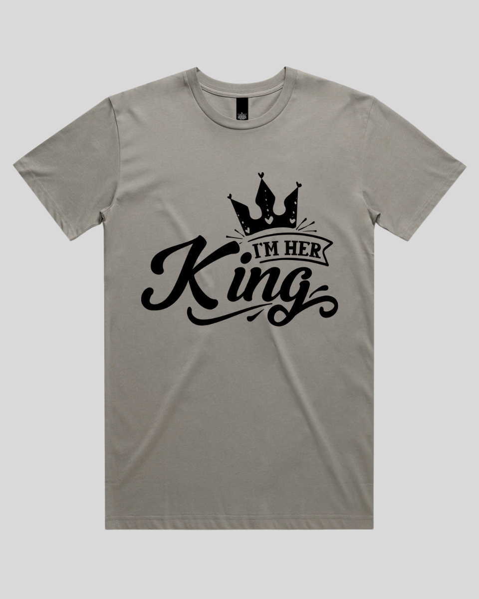I'm her king Men's T-Shirt