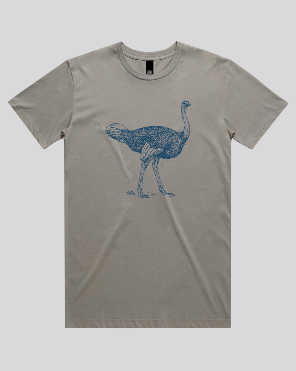 African Ostrich Walk Men's T-Shirt
