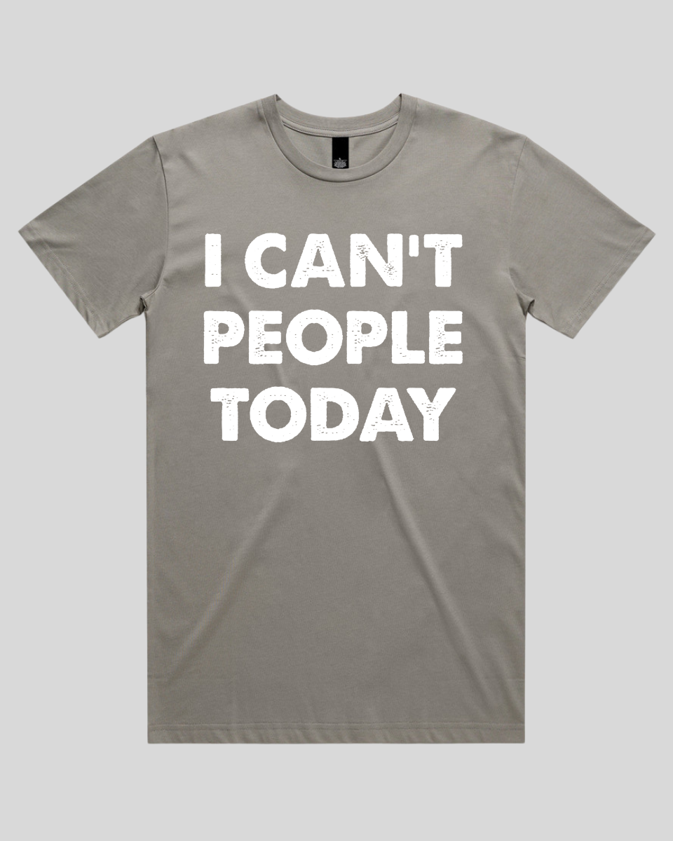 i can't people today Men's T-Shirt