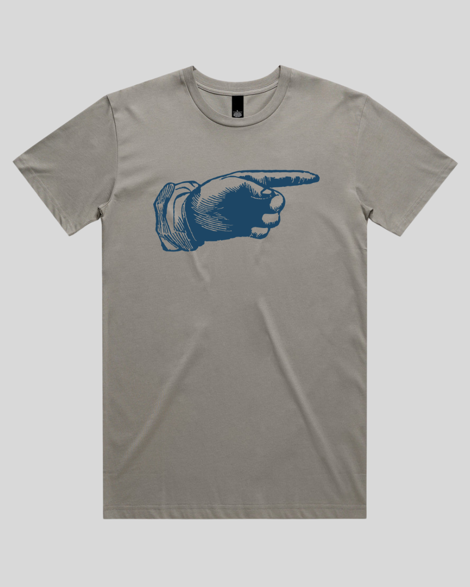 Retro Pointing Hand Men's T-Shirt