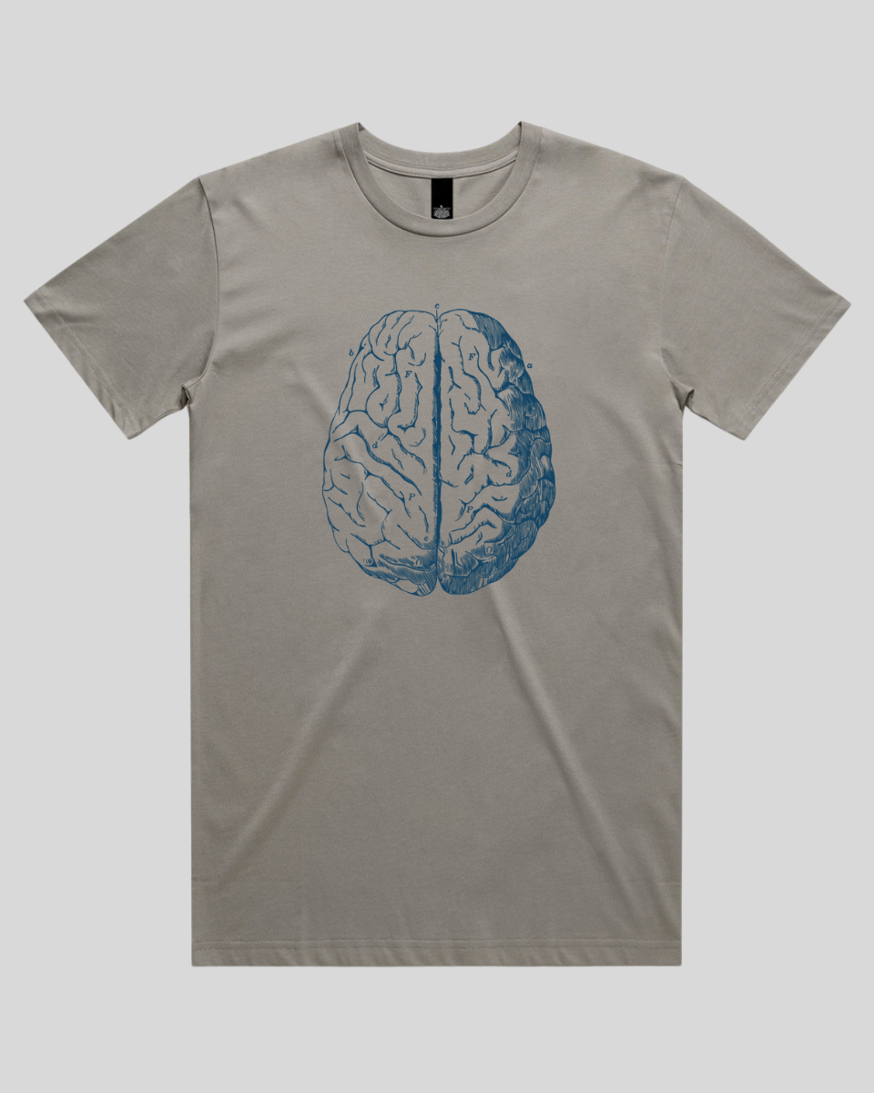 Vintage Brain Diagram Men's T-Shirt