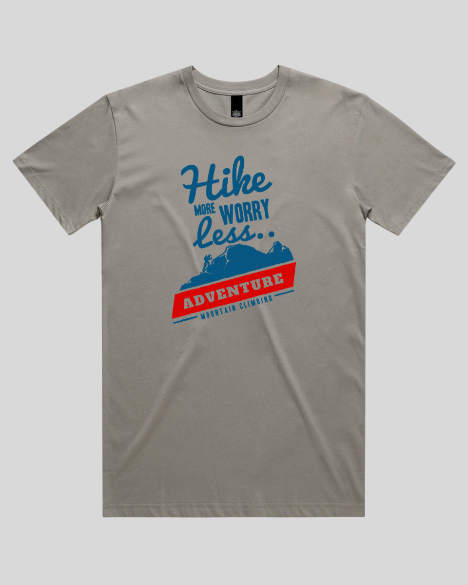 Hike More Worry Less Men's T-Shirt