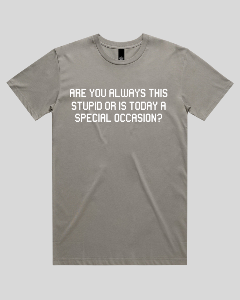 Are you always this stupid Men's T-Shirt