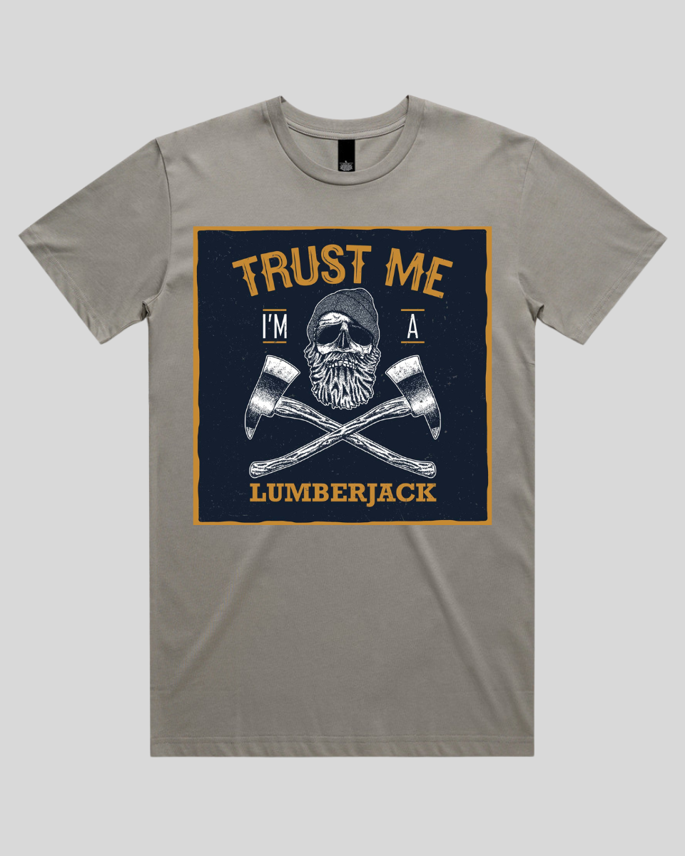 Lumberjack skull 1 Men's T-shirt