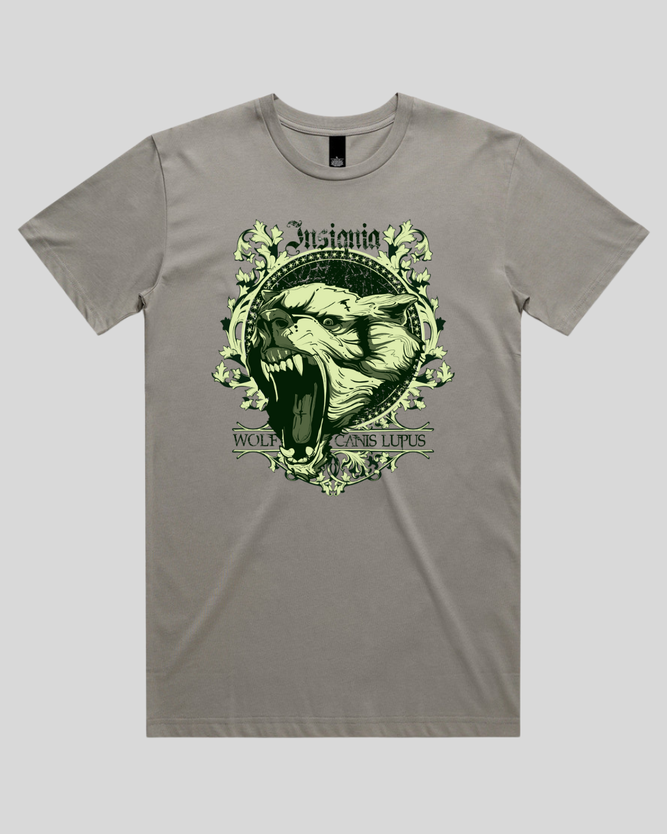 Insignia Wolf Skull Men's T-Shirt