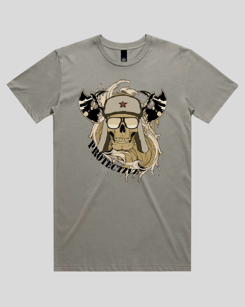 Proactive War Skull Men's T-Shirt