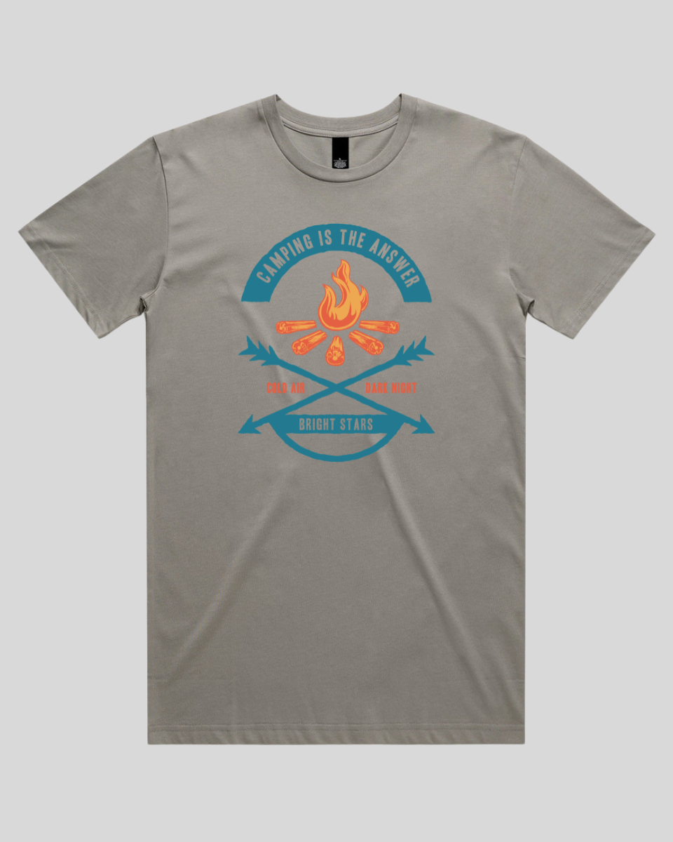Camping Is The Answer Men's T-Shirt