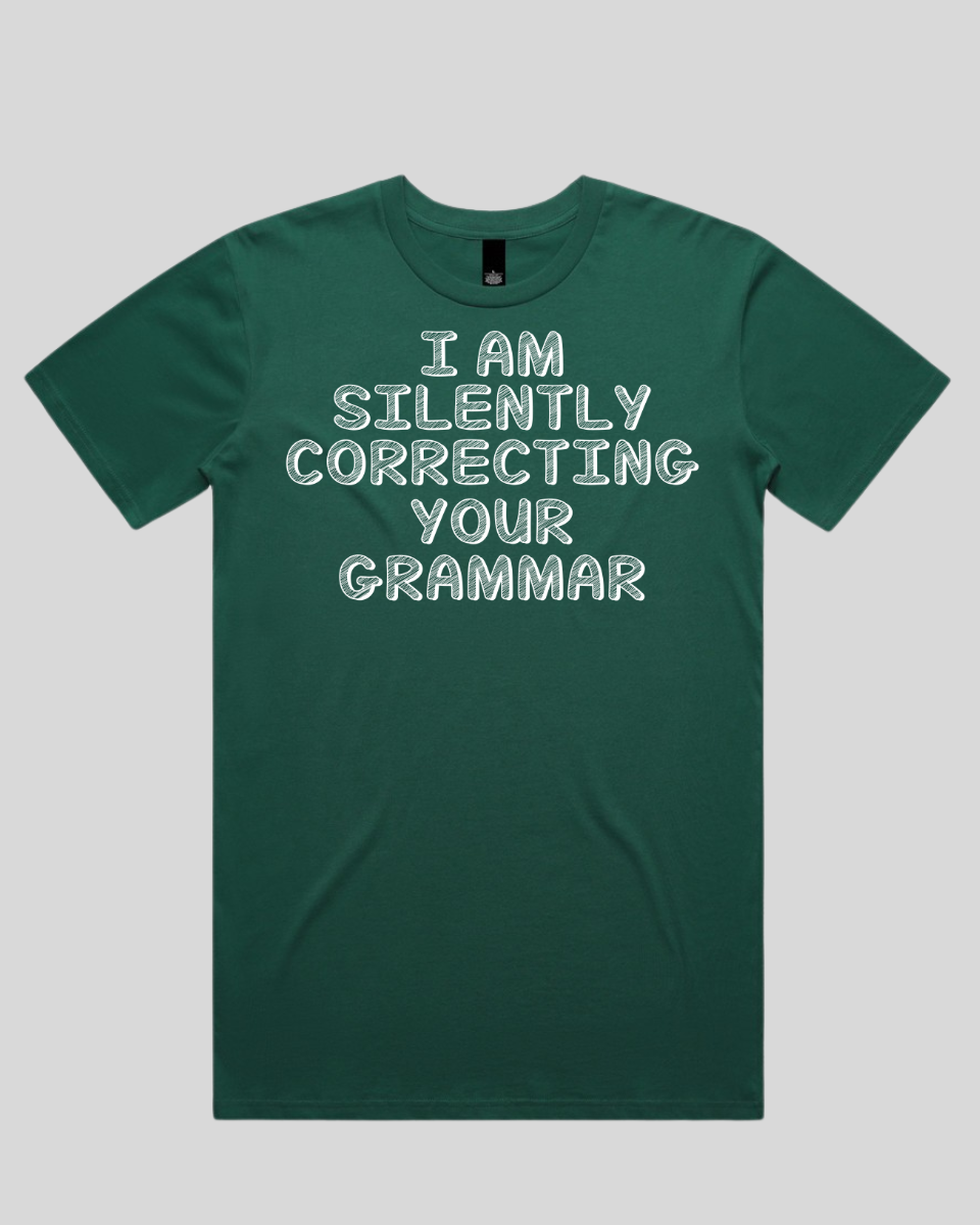 i silently correcting you grammar Men's T-Shirt