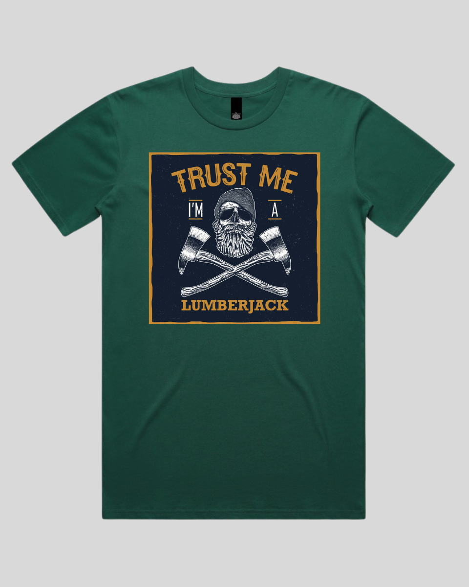 Lumberjack skull 1 Men's T-shirt