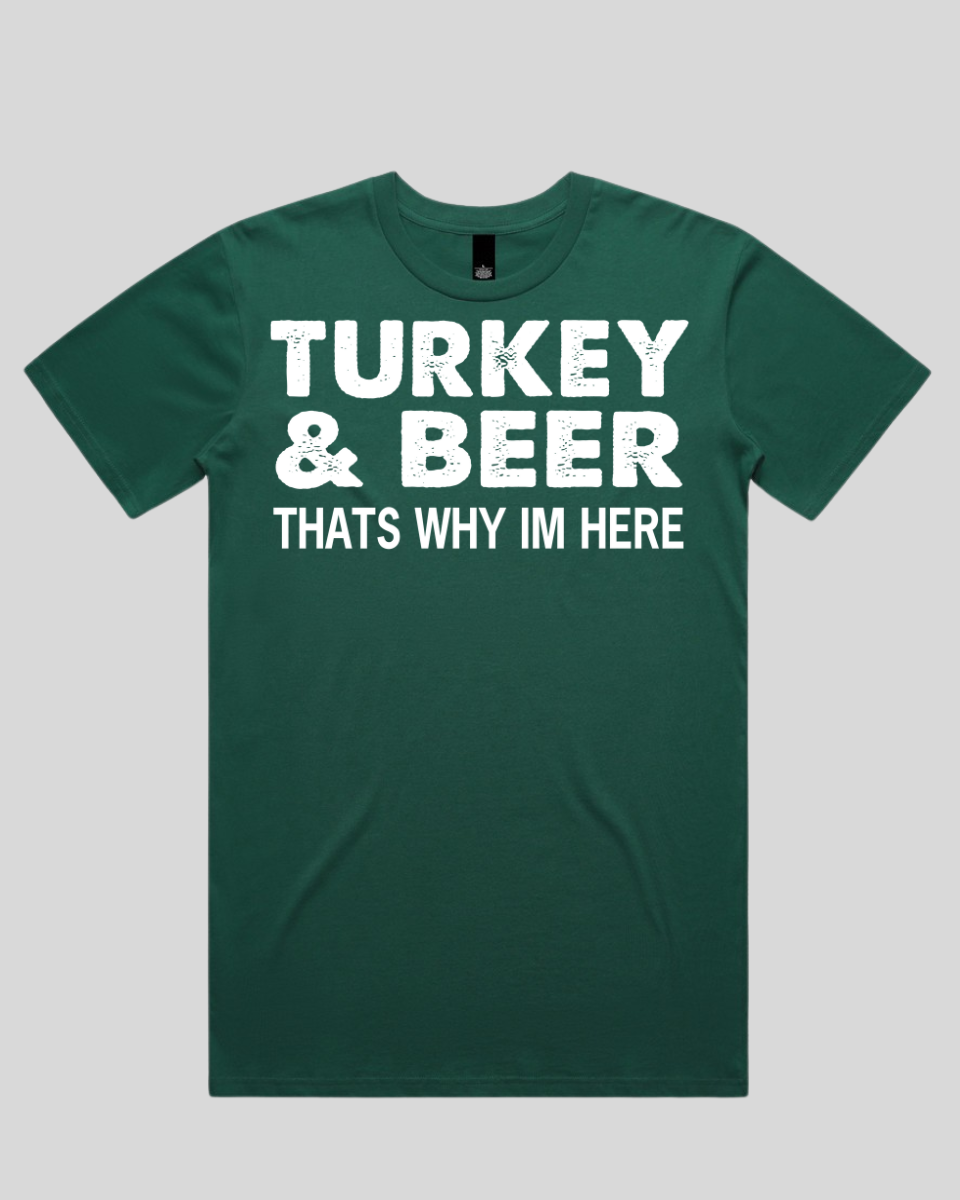 Turkey & Beer Men's T-Shirt