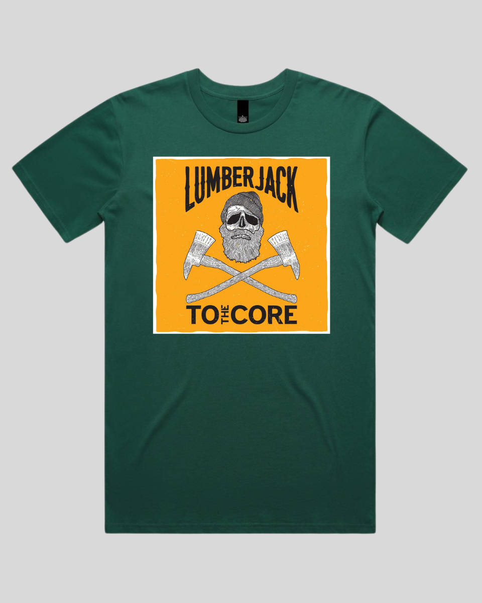 Lumberjack skull 3 Men's T-shirt