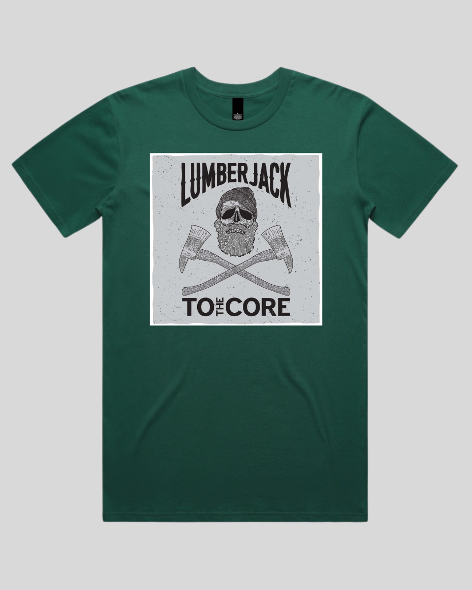 Lumberjack skull 4 Men's T-shirt