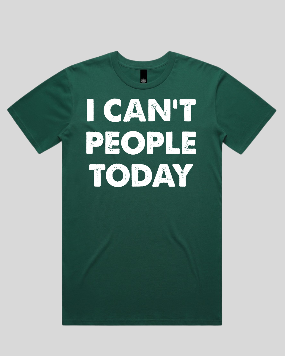 i can't people today Men's T-Shirt