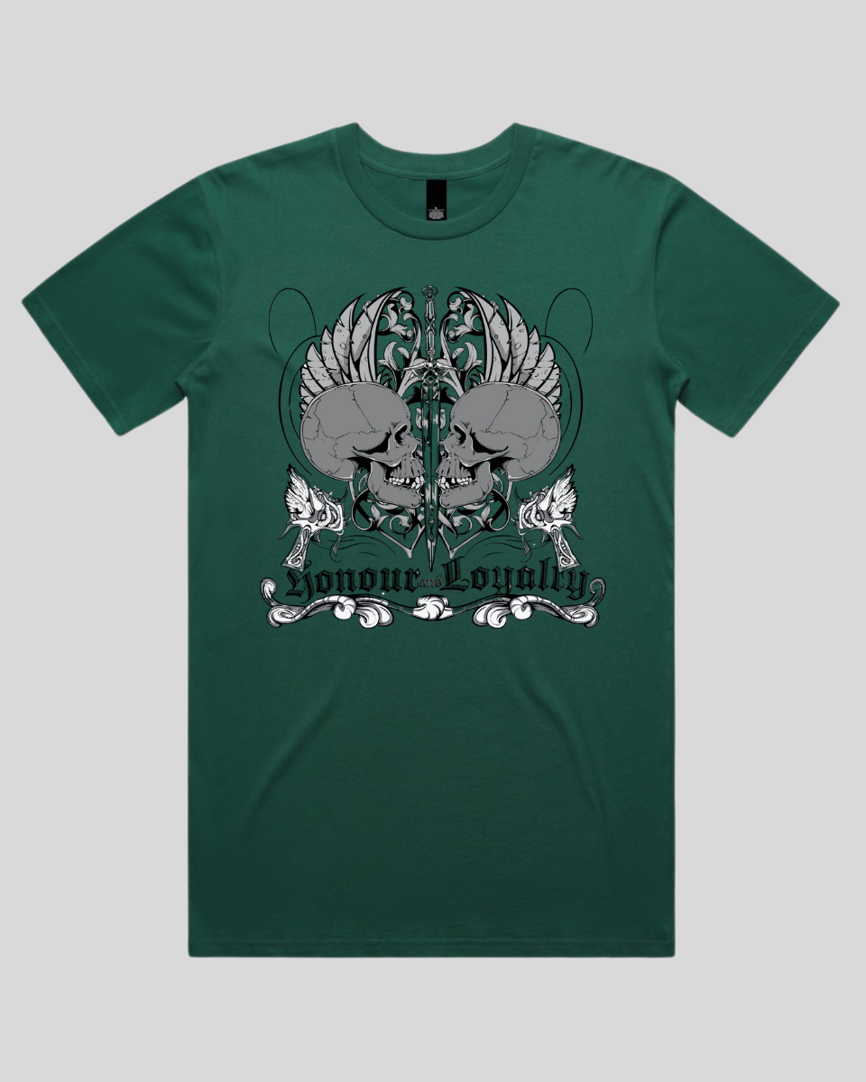 Honour and Loyalty Skull Men's T-Shirt