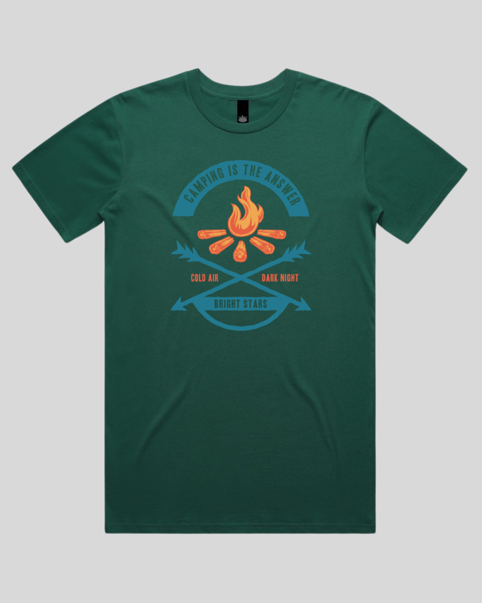 Camping Is The Answer Men's T-Shirt