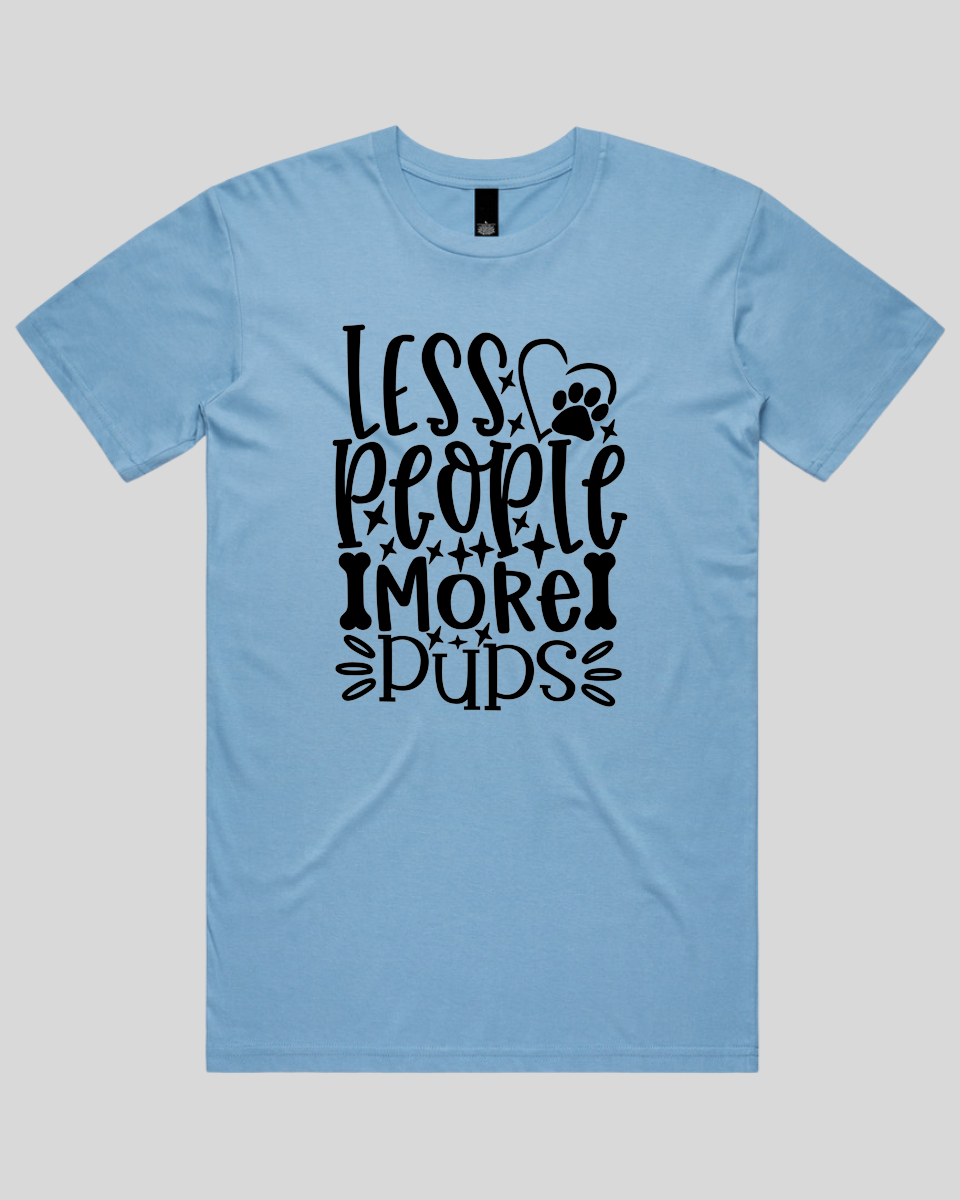 Less People More Pups Men's T-Shirt