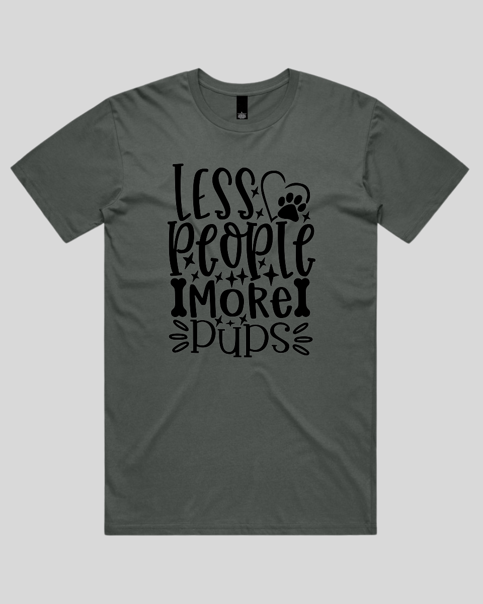 Less People More Pups Men's T-Shirt