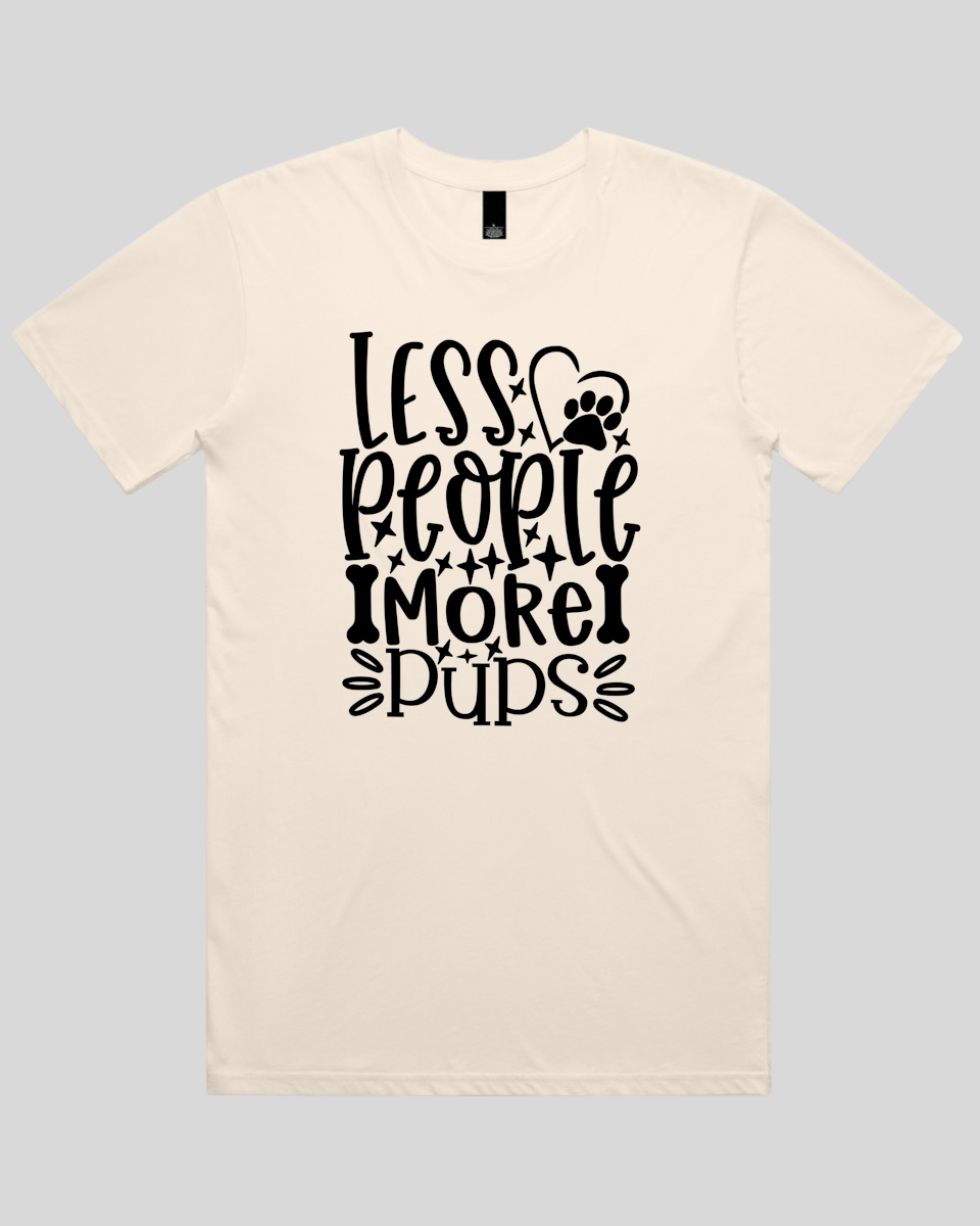 Less People More Pups Men's T-Shirt