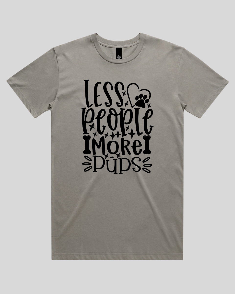 Less People More Pups Men's T-Shirt