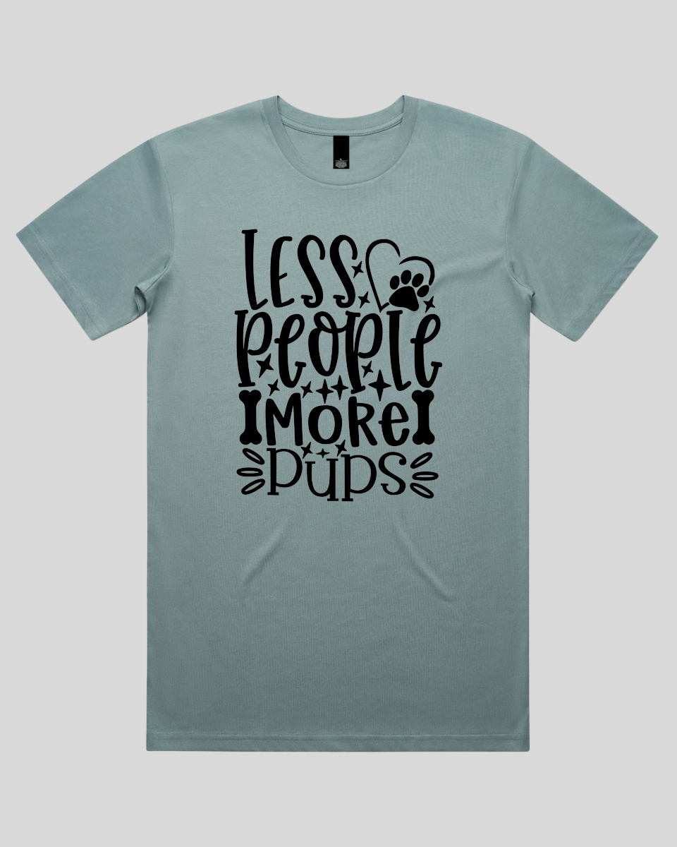 Less People More Pups Men's T-Shirt