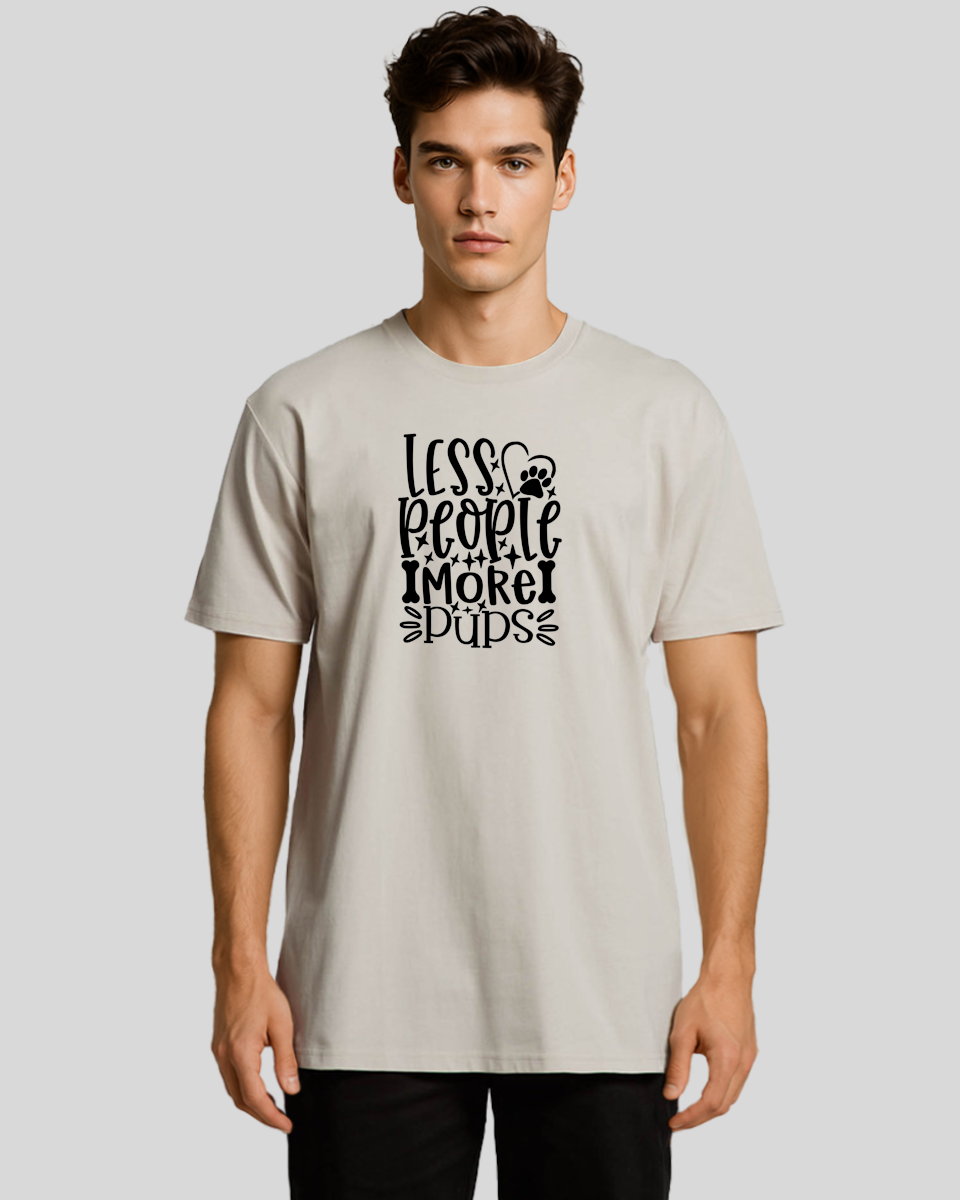 Less People More Pups Men's T-Shirt