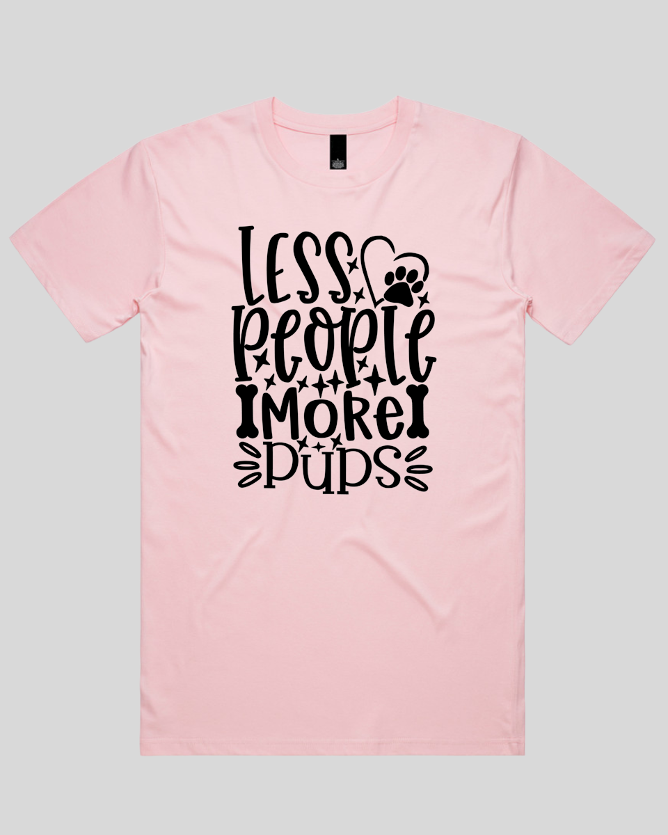 Less People More Pups Men's T-Shirt