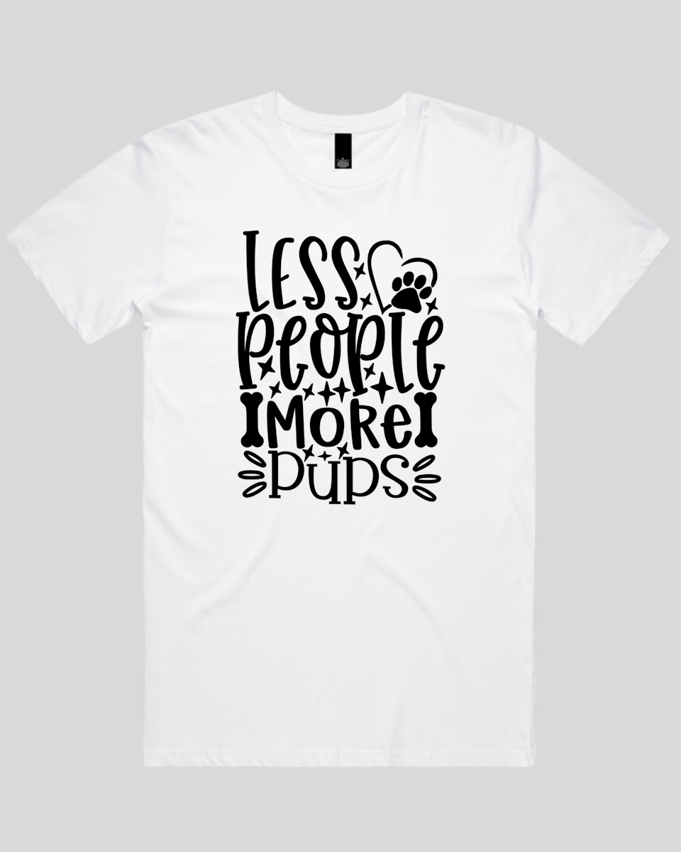 Less People More Pups Men's T-Shirt