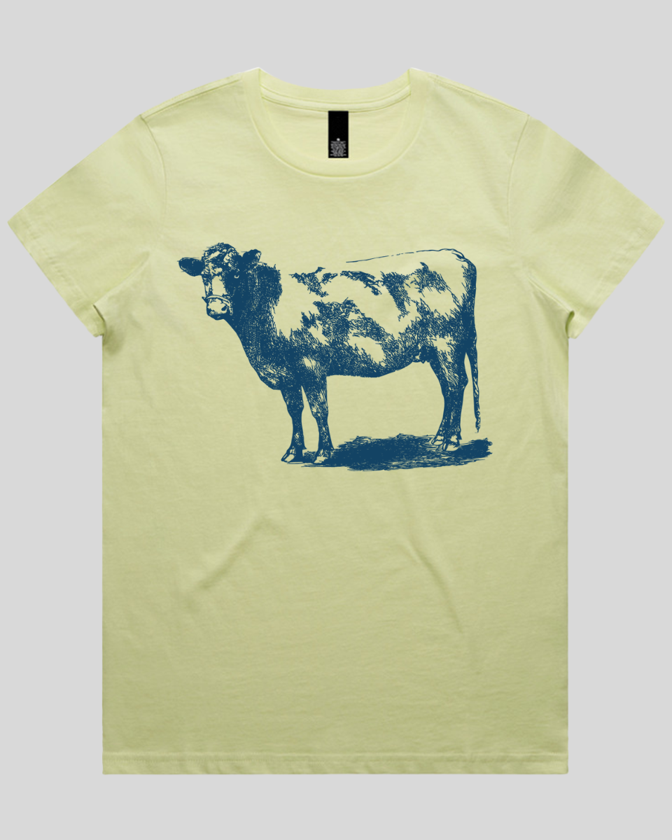 Vintage Farm Cow Women's T-Shirt