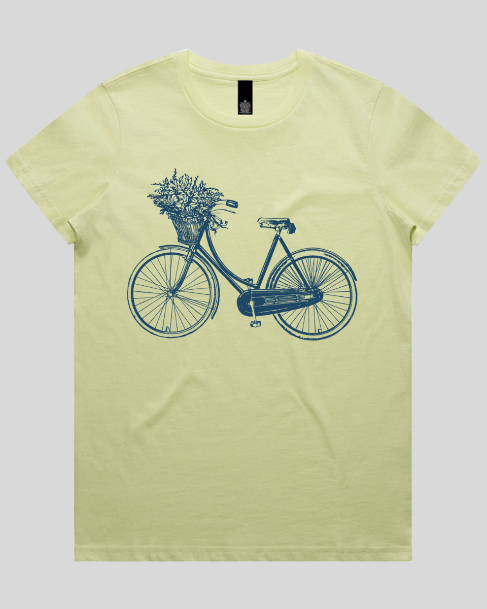 Bike-with-Flowers 2 Women's T-Shirt