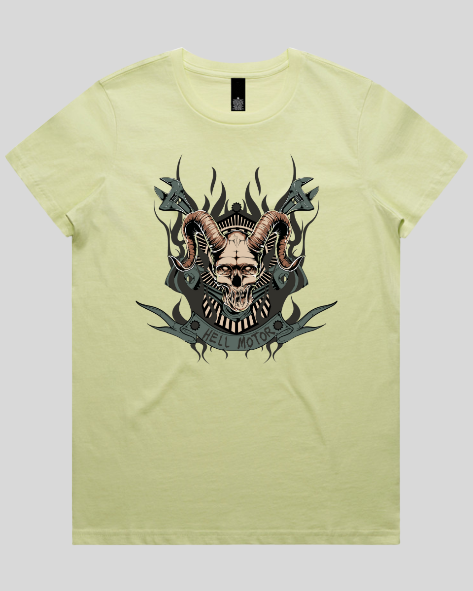 Hell Motor Syndicate Womens T-Shirt