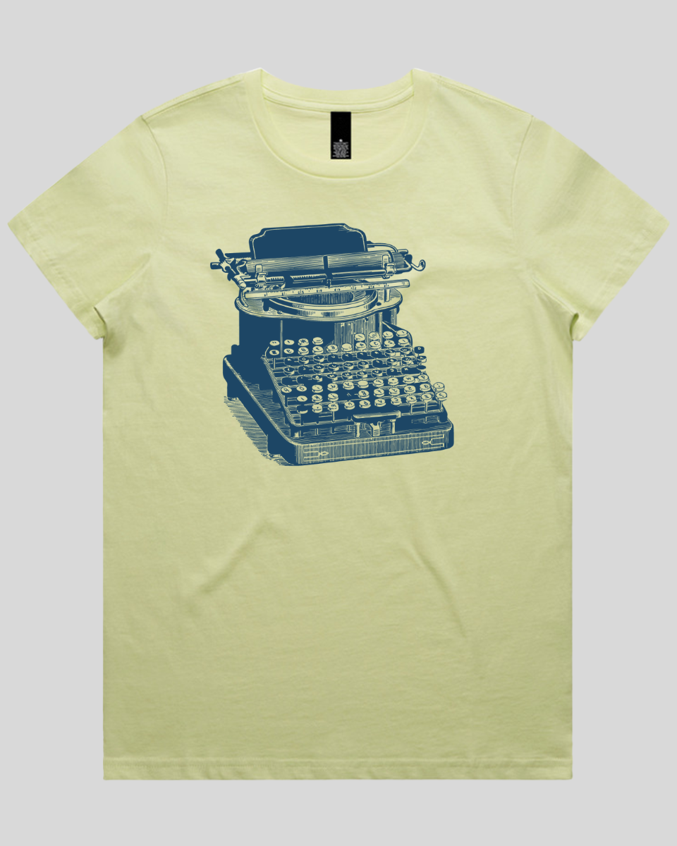 Antique Typewriter Print Women's T-Shirt
