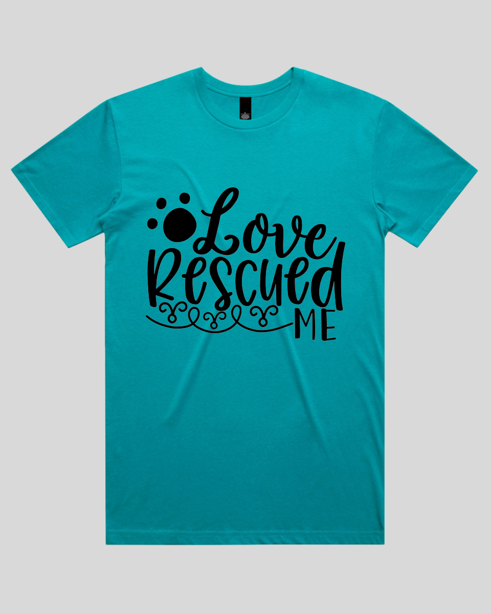 Love Rescued Me Men's T-Shirt