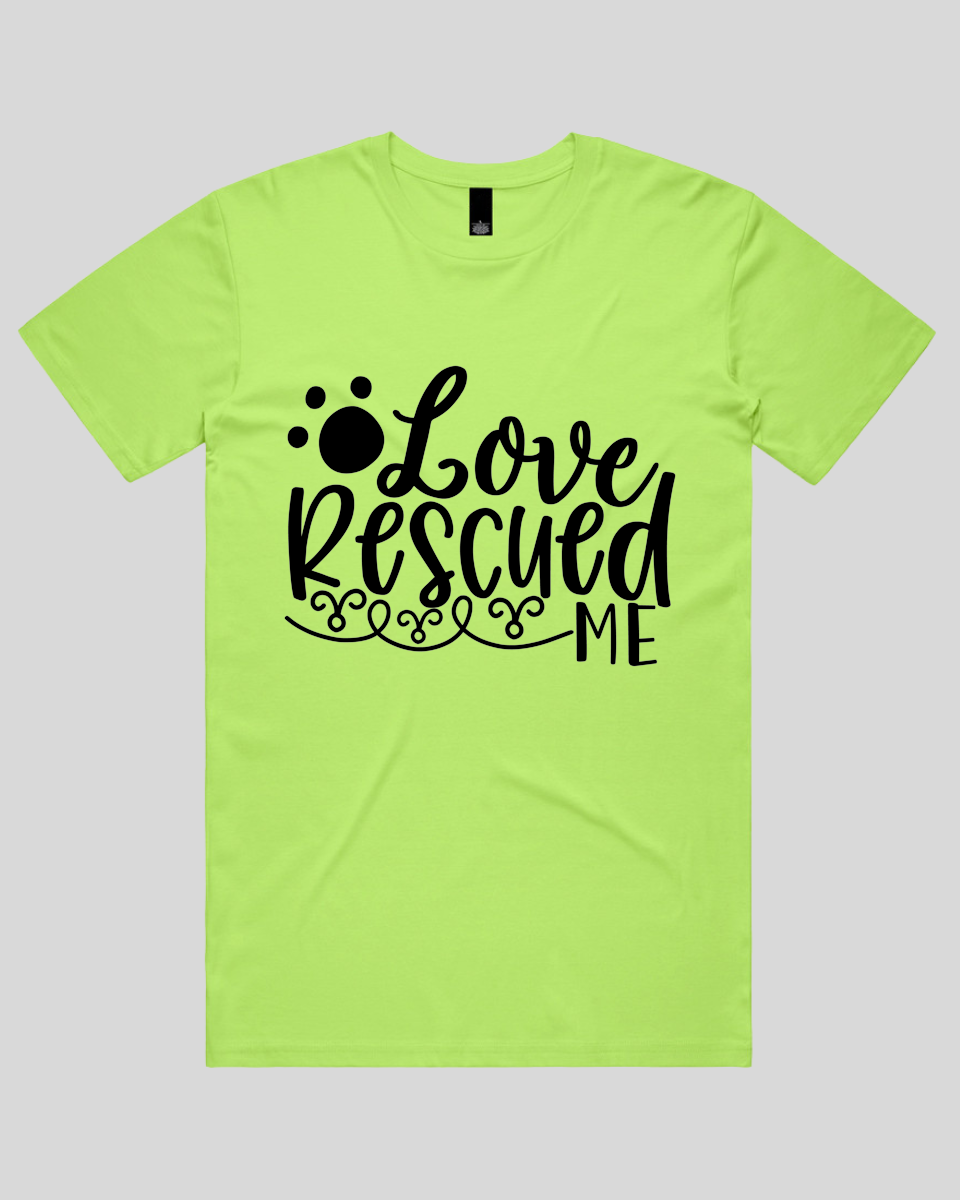 Love Rescued Me Men's T-Shirt