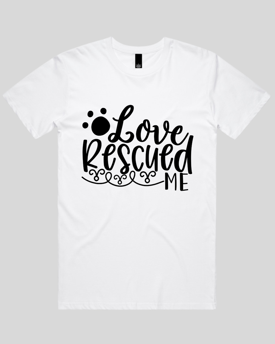Love Rescued Me Men's T-Shirt