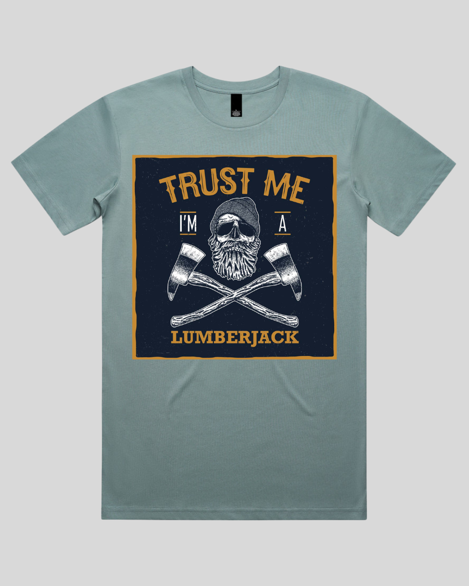 Lumberjack skull 1 Men's T-shirt