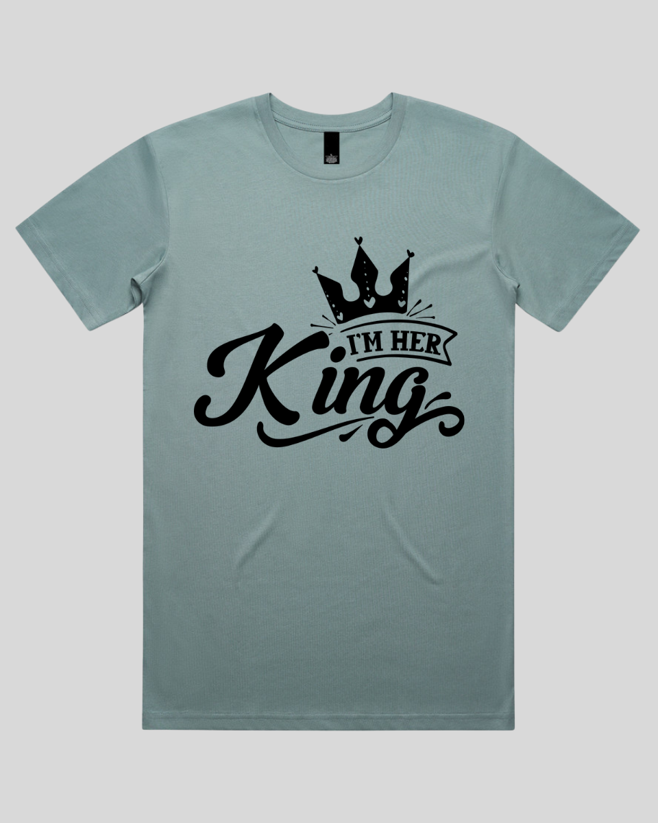 I'm her king Men's T-Shirt