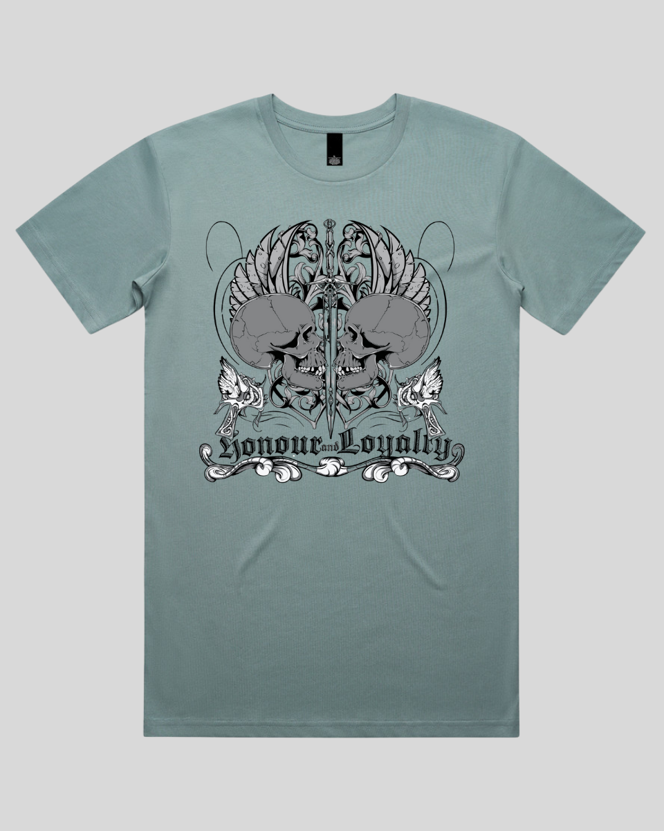 Honour and Loyalty Skull Men's T-Shirt
