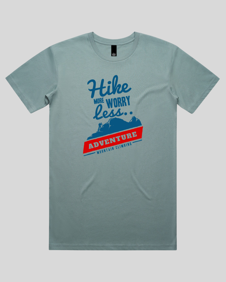 Hike More Worry Less Men's T-Shirt