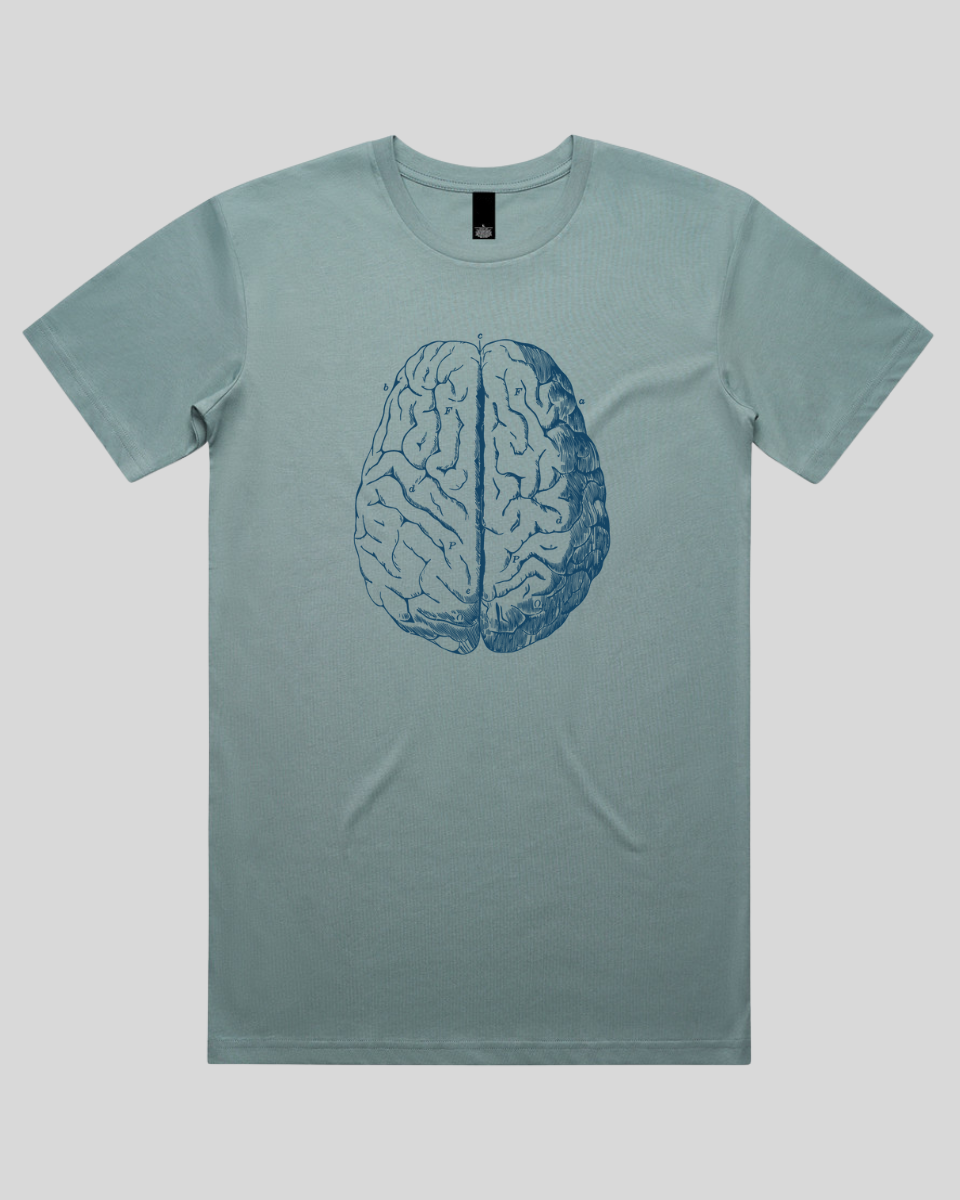 Vintage Brain Diagram Men's T-Shirt