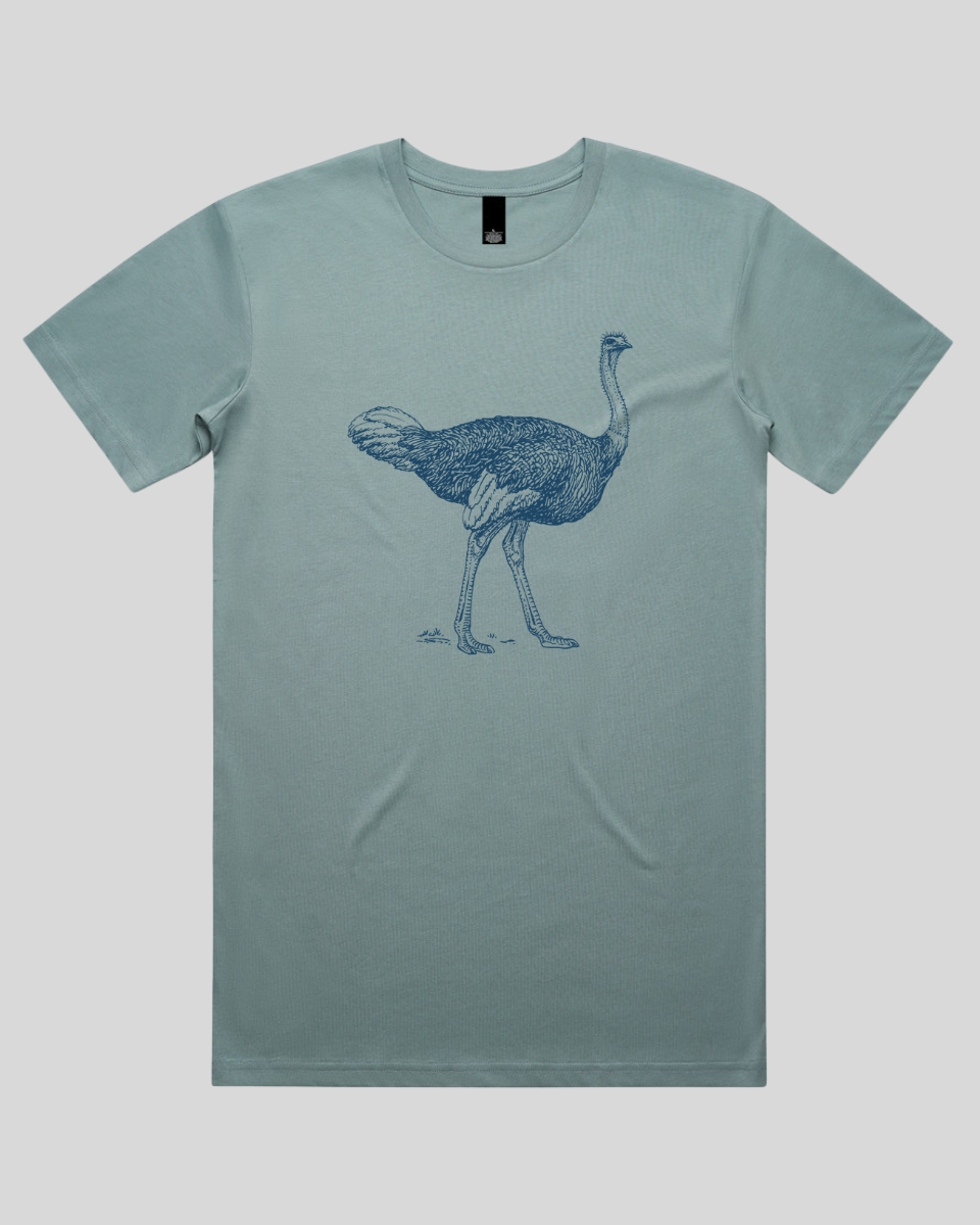 African Ostrich Walk Men's T-Shirt