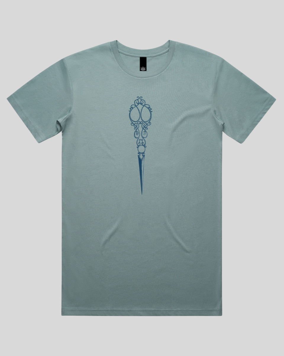 Victorian Scrollwork Scissors Men's T-Shirt