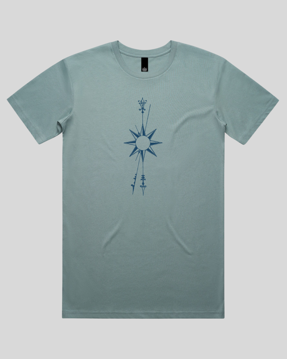 Vertical Compass Rose Men's T-Shirt
