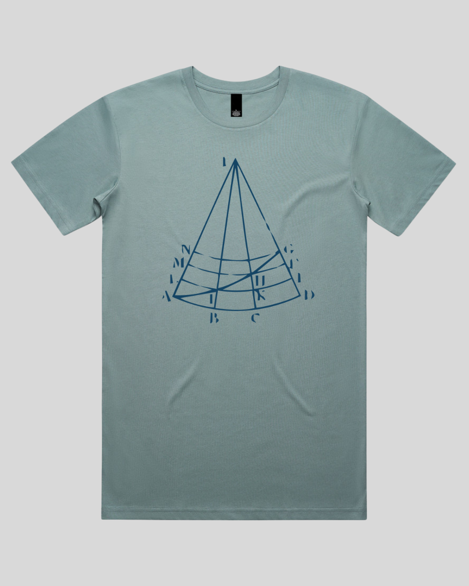 Mathematical Cone Ruler Men's T-Shirt