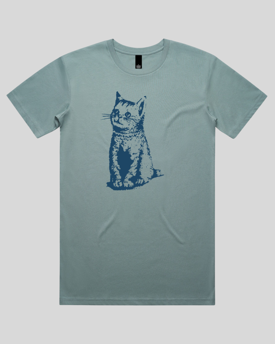 Vintage Sitting Cat Men's T-Shirt