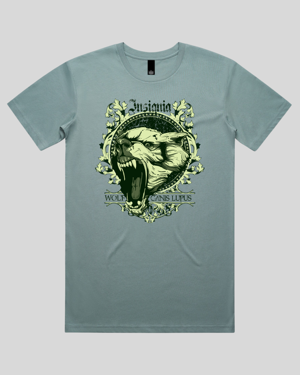 Insignia Wolf Skull Men's T-Shirt