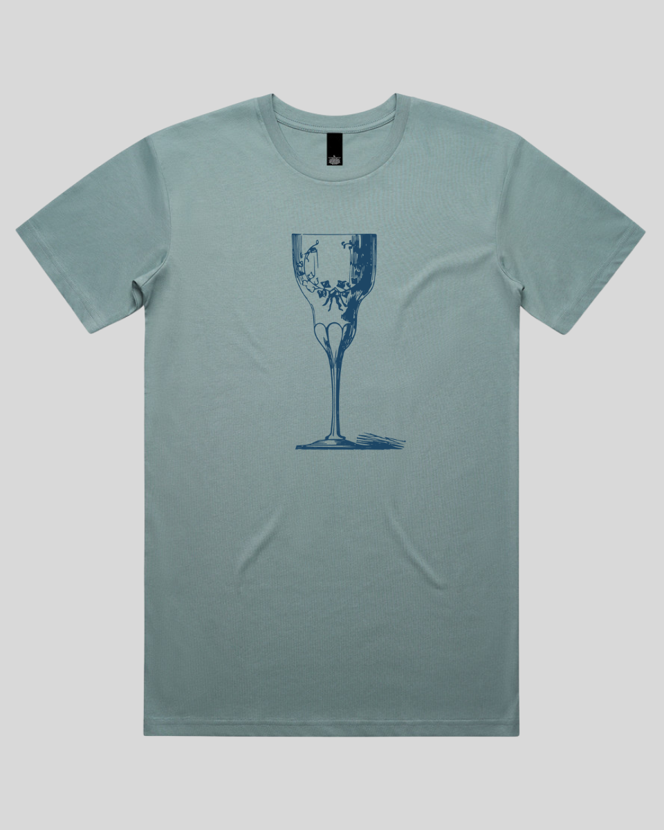 Laced Vine Crystal Glass Men's T-Shirt