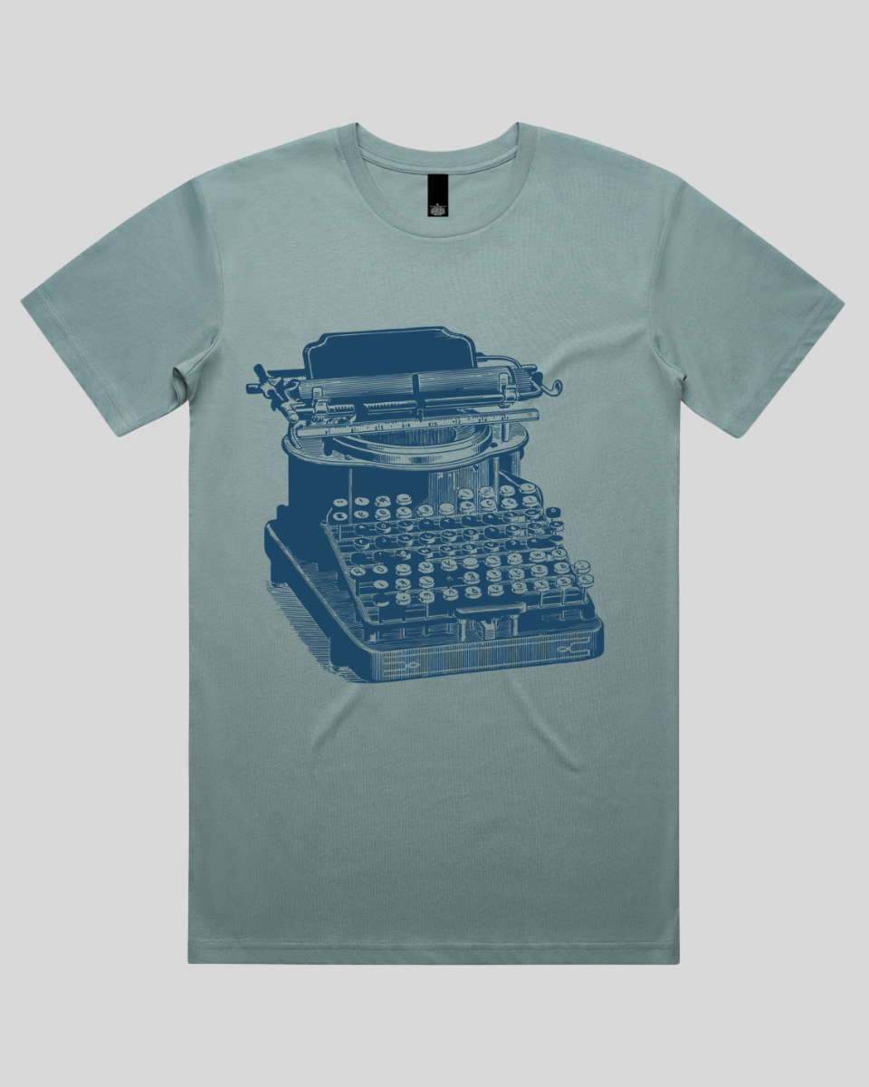Antique Typewriter Print Men's T-Shirt