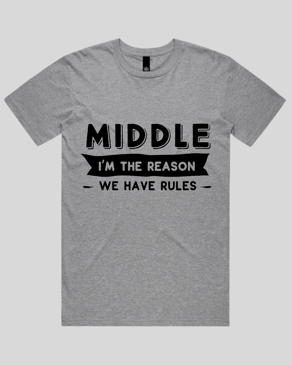 Middle - I'm the reason Men's T-Shirt