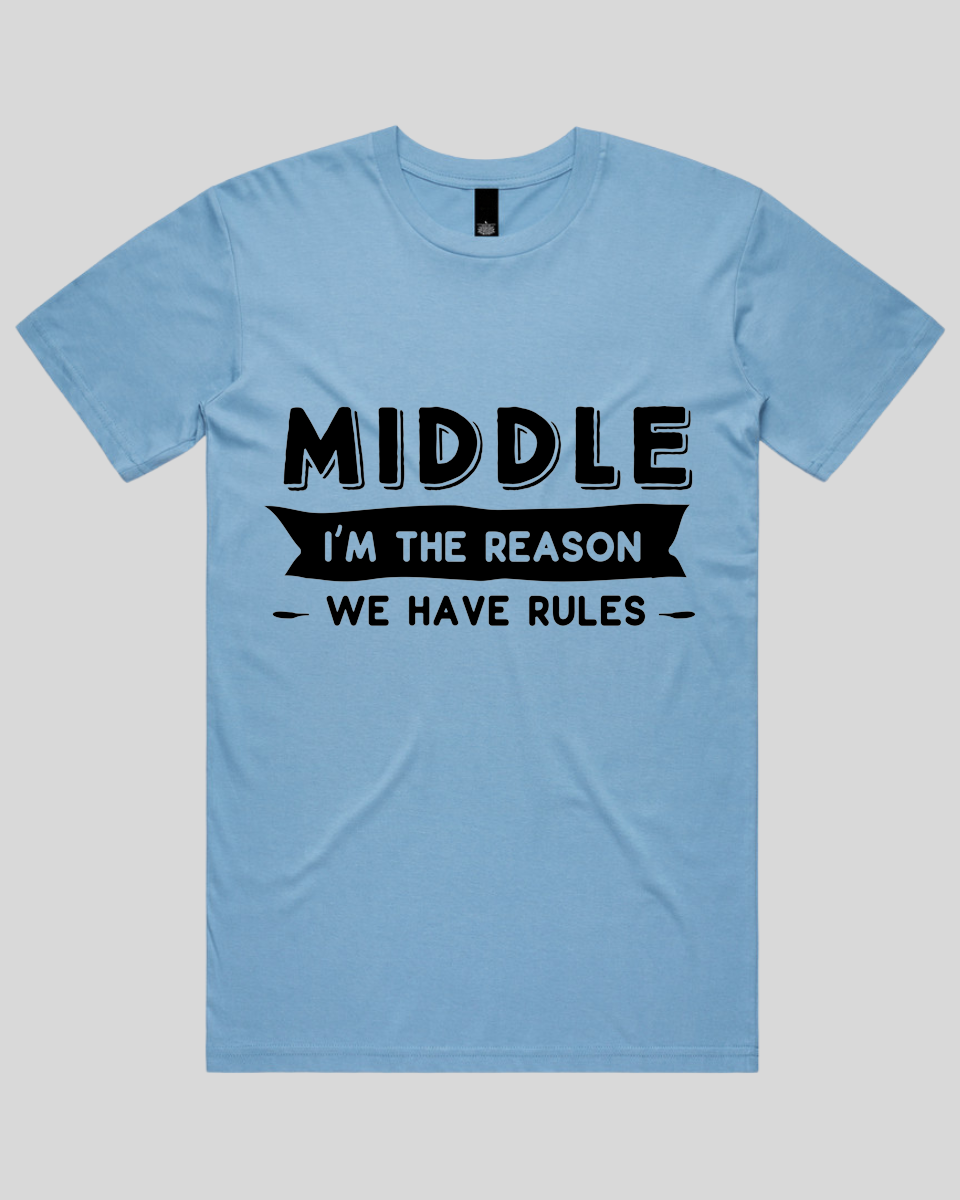 Middle - I'm the reason Men's T-Shirt